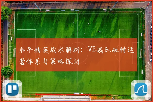 和平精英战术解析：WE战队独特运营体系与策略探讨
